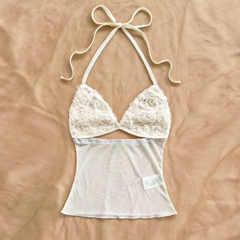 Cami Top Lace - 2026 Top Mujer Fashion Halter Slim
