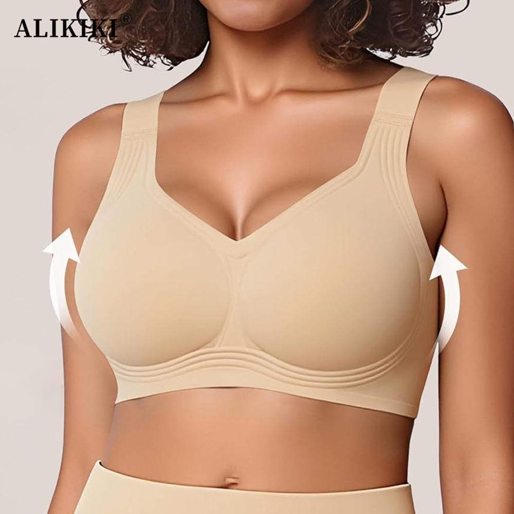 Seamless Push Up Jelly Bra Wir - Bralette Wireless Soft review and price