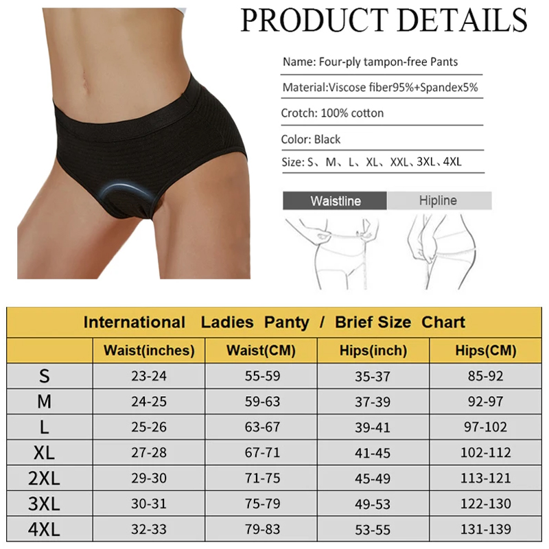 2Pc Heavy Flow Pure Cotton Men - Period Panty Absorbent review and price