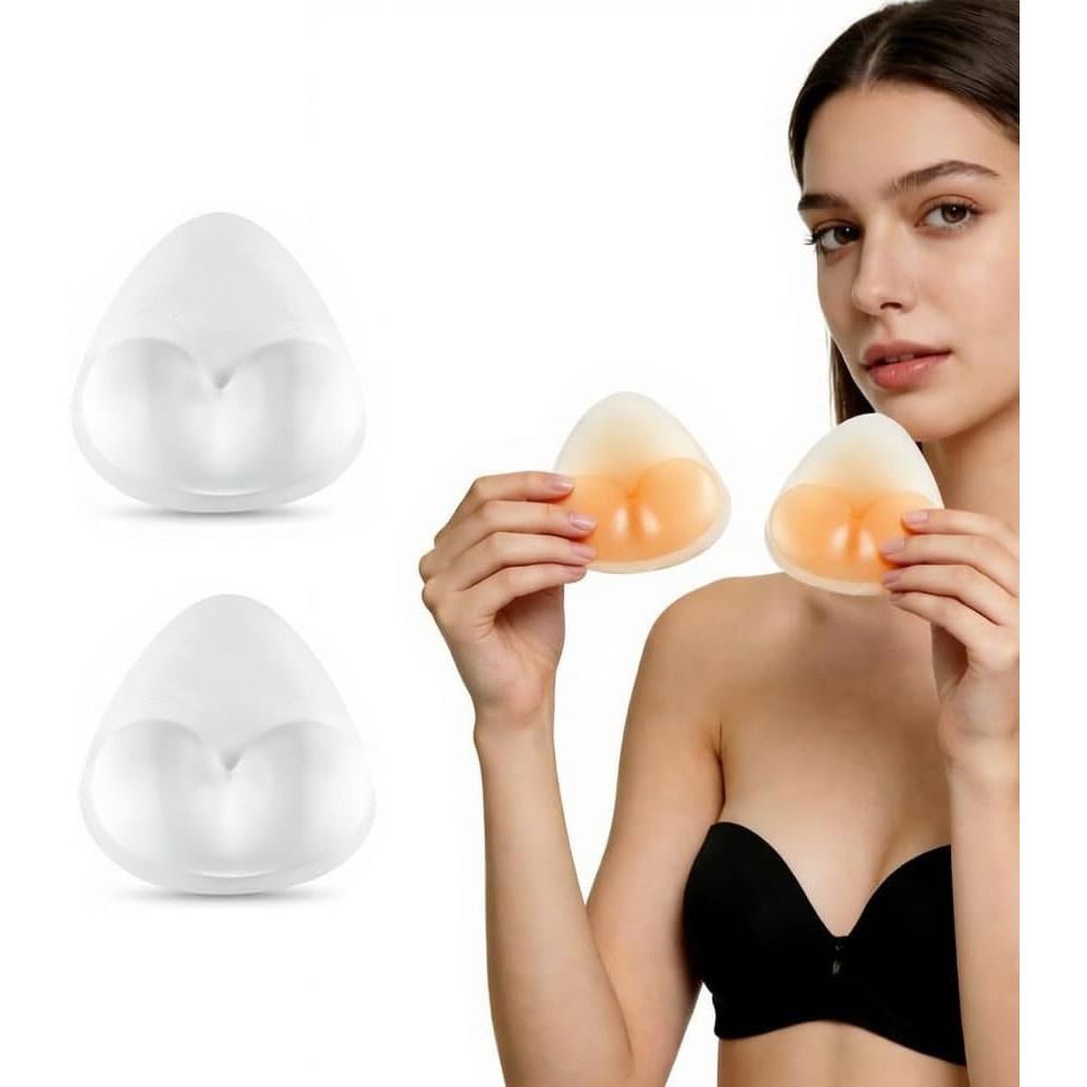 Silicone Bra Inserts, Triangle - Push Up Bra Padded review and price
